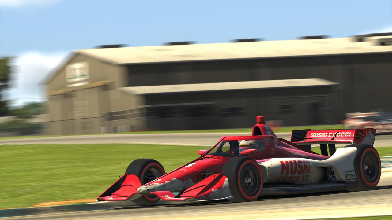 Marcus Ericsson on course during Race 3 of the INDYCAR iRacing Challenge Season 2 at the virtual Sebring International Raceway -- Photo by:  Photo Courtesy of iRacing